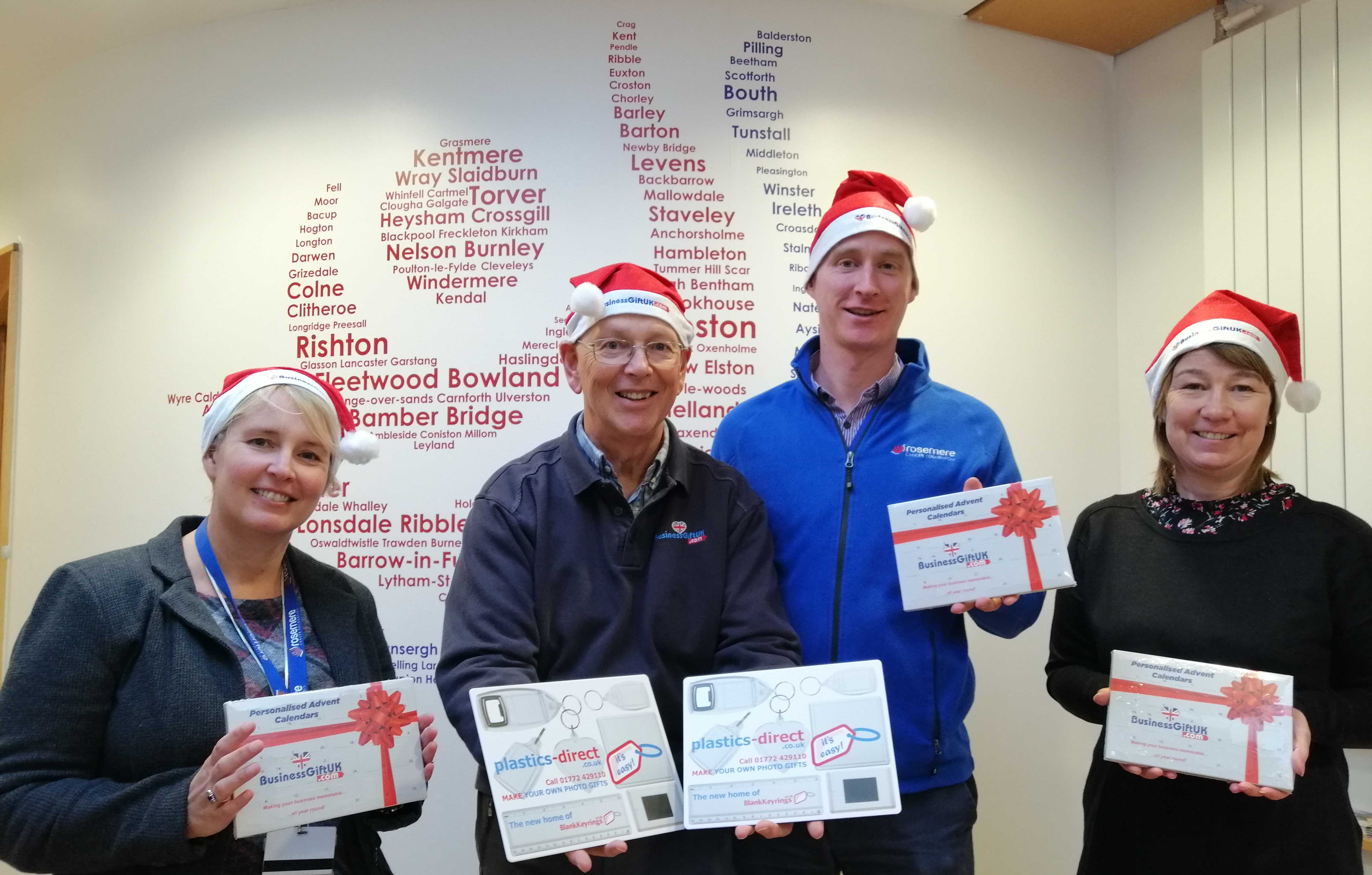 Our Charity Christmas Challenge in Aid of Rosemere  BusinessGiftUK.com