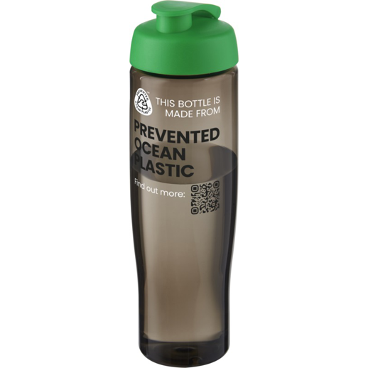 H2O Active® Eco Tempo 700 ml flip lid sport bottle - Green