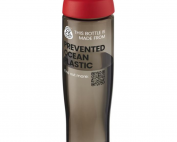 H2O Active® Eco Tempo 700 ml flip lid sport bottle - Red