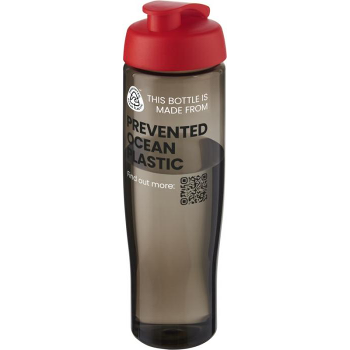 H2O Active® Eco Tempo 700 ml flip lid sport bottle - Red