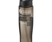 H2O Active® Eco Tempo 700 ml spout lid sport bottle - Black