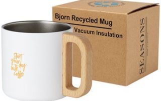 Bjorn Recycled Stainless Steel Mug premium gift idea