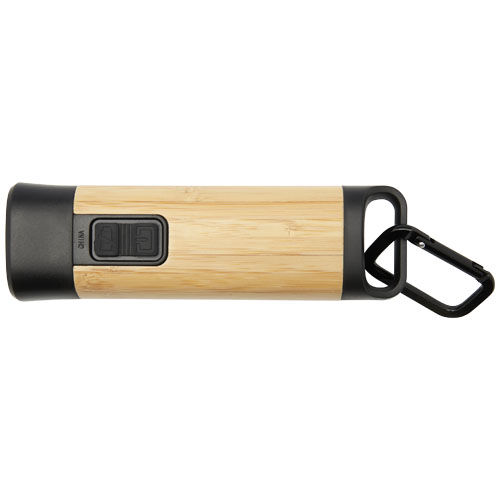 Kuma bamboo/RCS recycled plastic torch with carabiner