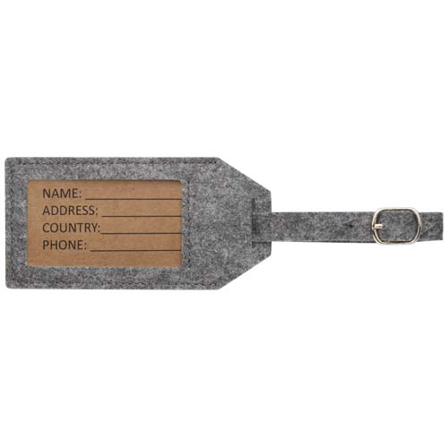 Tie luggage tag