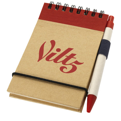 Zuse A7 recycled jotter notepad with pen