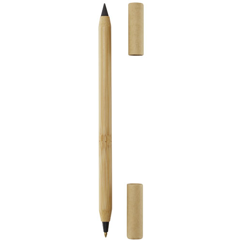 Samambu bamboo duo pen (blue ink)