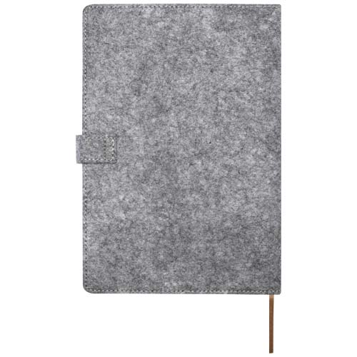 Viviana A5 recycled felt and cork notebook - Image 2