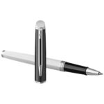 Hemisphere colour blocking rollerball pen with palladium trim (black ink)