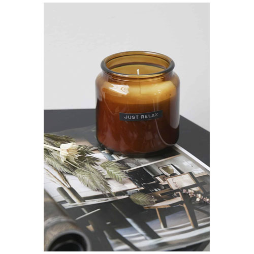 Wellmark Let's Get Cozy scented candle - cedar wood fragrance - Image 4