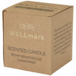 Wellmark Let's Get Cozy scented candle - cedar wood fragrance