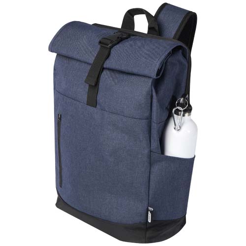 Libra 15.6" GRS recycled roll-up laptop backpack 12L