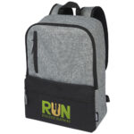 Reclaim 15" GRS recycled two-tone laptop backpack 14L