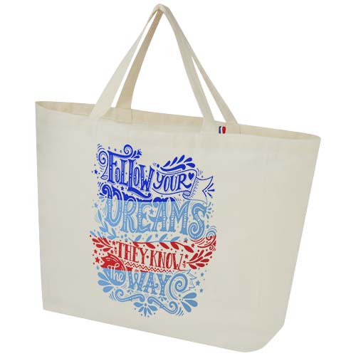 Cannes 200 g/m2 recycled shopper tote bag 10L