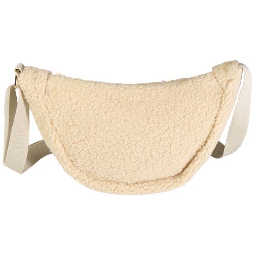 Bear GRS recycled sherpa crossbody bag 3L