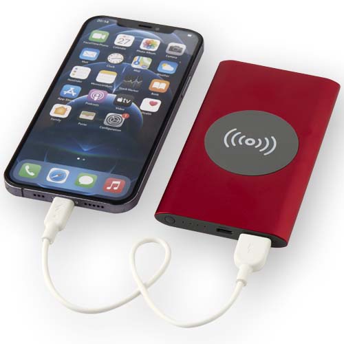 Juice 4000 mAh Type-C recycled aluminium wireless power bank