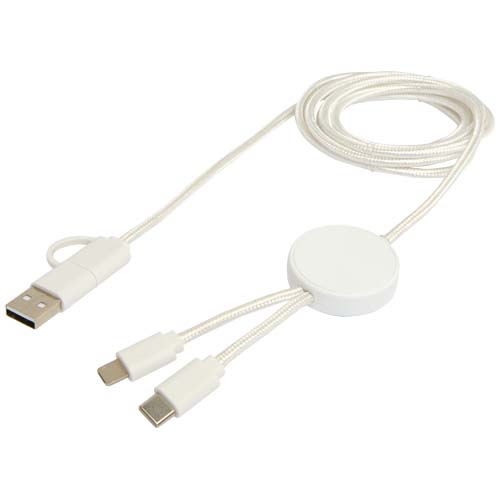 Citala 5-in-1 recycled plastic 150 cm data sync and 27W fast charge cable