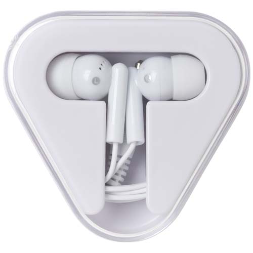 Rebel earbuds with recycled plastic storage box