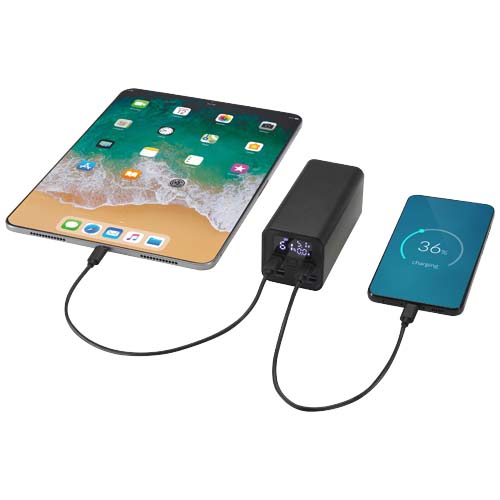 Acamar 20.000 mAh 70W recycled aluminium laptop power bank