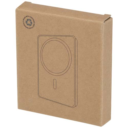 Acrab 5000 mAh 15W magnetic wireless power bank with 20W PD - made from recycled plastic