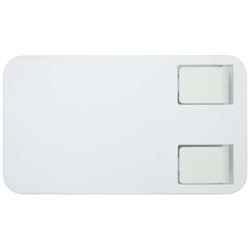 Alhena recycled plastic foldeable phone holder with metal desk stand