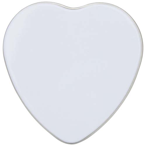 Blissful heart-shaped tin candle with vanilla aroma