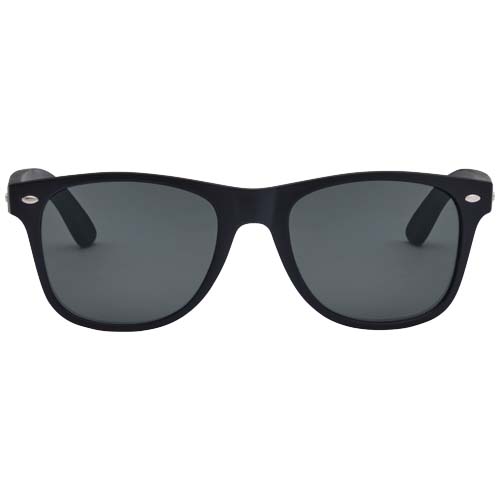 Arlo bamboo sunglasses with black coating