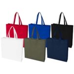 EcoSeal GRS recycled nonwoven gusset tote bag 12L