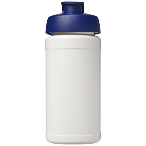 Baseline 500 ml recycled sport bottle with flip lid