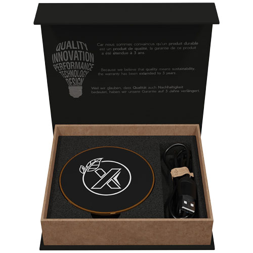 SCX.design W13 10W wooden wireless charging station