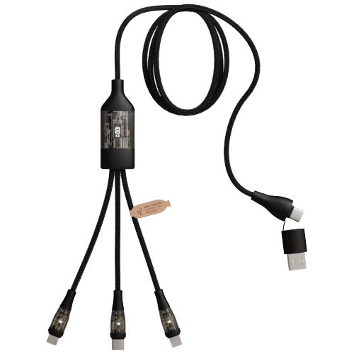 SCX.design C50 5-in-1 fast charging 100W/5A cable with digital display