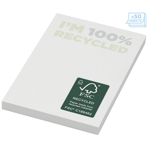 Sticky-Mate® recycled sticky notes 50 x 75 mm - Image 4