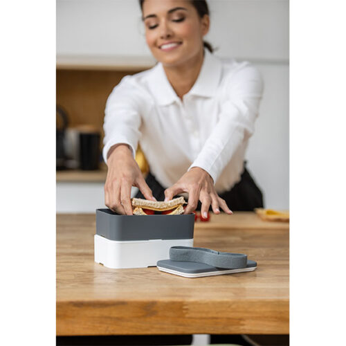 P056 MIYO Lunch Box - Double - 1 Colour