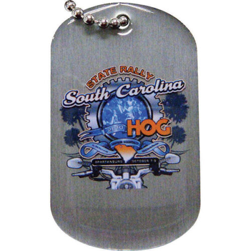 P082 Printed Metal Dog Tag - Full Colour