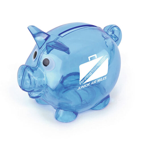 P045 Mini Plastic Piggy Bank - 1 Colour