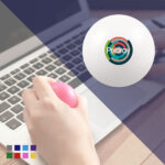 Q138 Round Stress Ball - Spot Colour