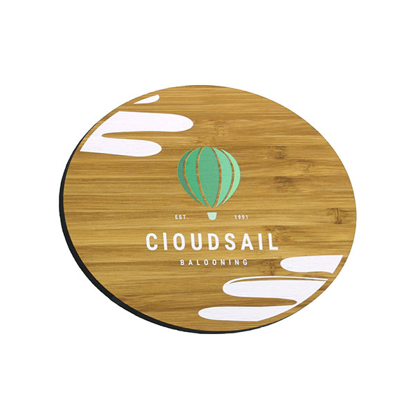 P093 Moso Bamboo Coaster - Full Colour