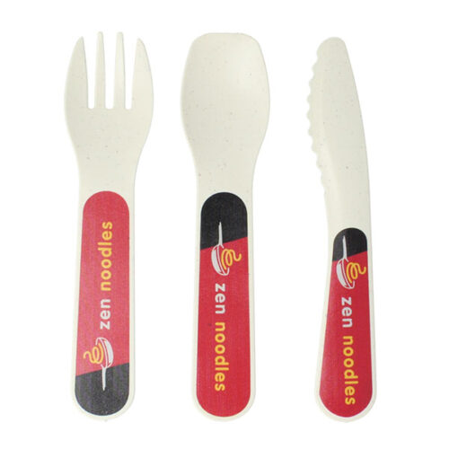 P042 Recycled Plastic Cutlery Set