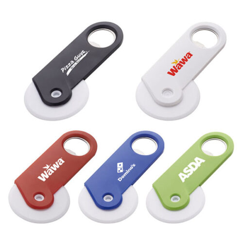 P042 Pizza Cutter Bottle Opener