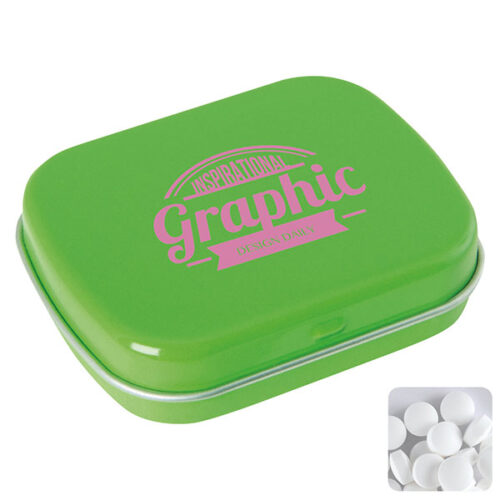 P087 Flat Mint Tin - 1 Colour