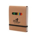 P135 2 in 1 Colouring Pad  Pencils - Full Colour