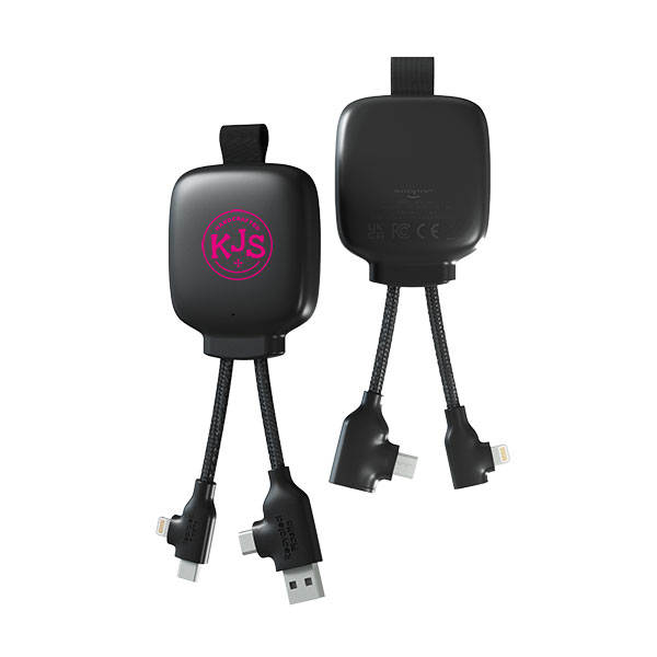 P014 Xoopar Gamma Hybrid 3000mAh Powerbank Charging Cable