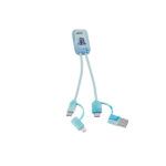 P021 Berners 6 in 1 Recycled USB Cable - Full Colour