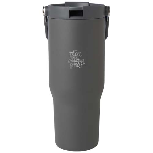 Bronx 900 ml RCS recycled stainless steel copper vacuum insulated tumbler with dual function lid