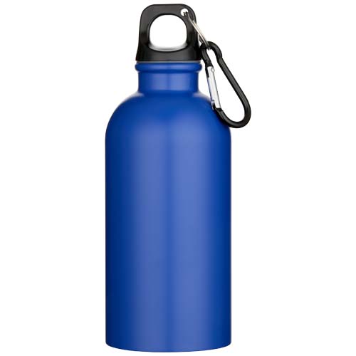 Oregon 400 ml matte RCS recycled single wall stainless steel water bottle with carabiner - Image 5