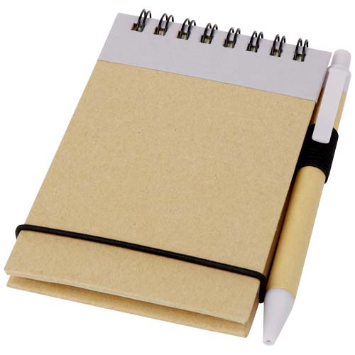 Zuse A7 recycled jotter notepad with pen - Image 18