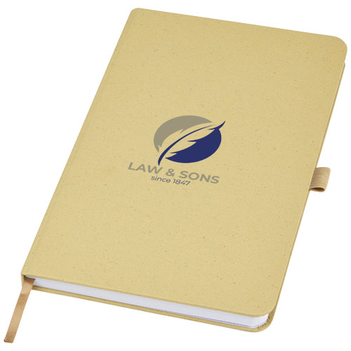 Fabianna crush paper hard cover notebook