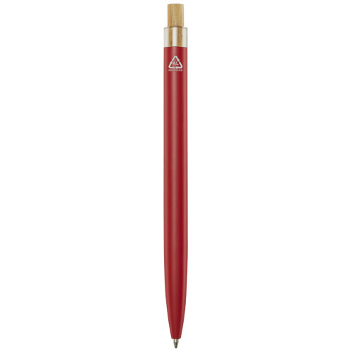 Nooshin recycled aluminium ballpoint pen (blue ink) - Image 6