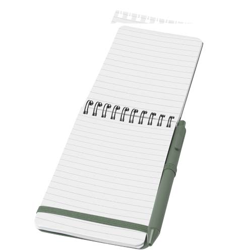 Thalaasa A6 hard cover ocean-bound notebook with ballpoint pen (black ink) - Image 9