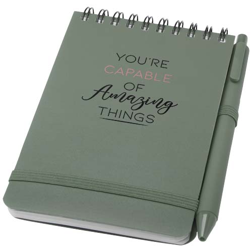 Thalaasa A6 hard cover ocean-bound notebook with ballpoint pen (black ink)