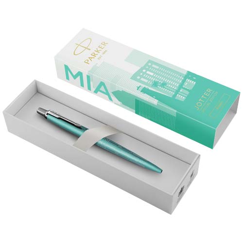 Parker Jotter SE Global Icons colour trim ballpoint pen (blue ink) - Image 20